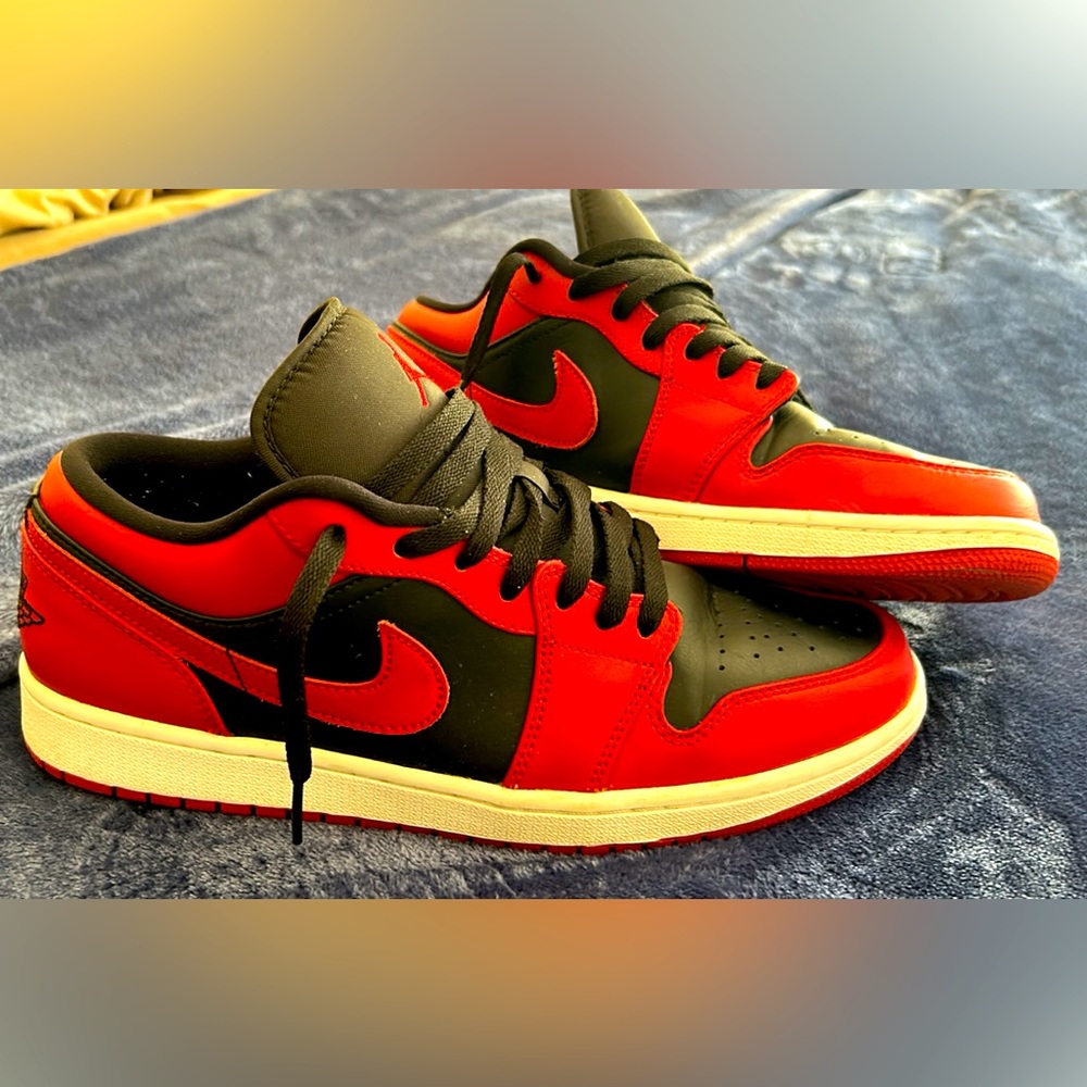 Retro Jordan 1s low top breds